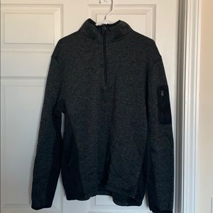 Black quarter zip